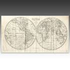 The World in 2 Views, from Arrowsmith's Map of the World